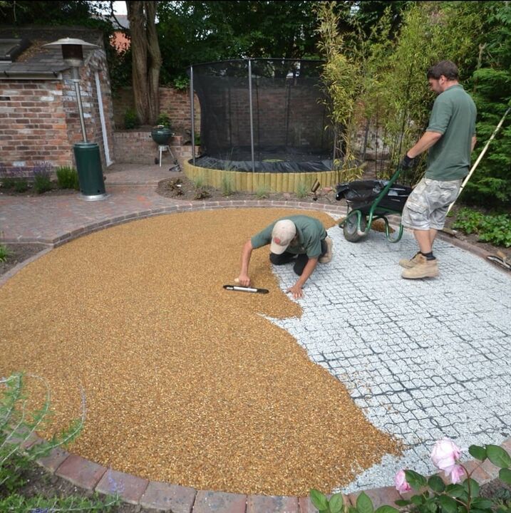 Инструкция по укладке каменного коврика.